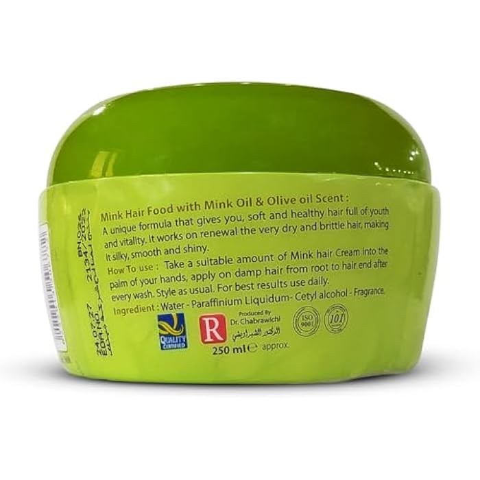 Mink Hair Food with Mink Oil &o Olive OIL 250 ml - Image 2